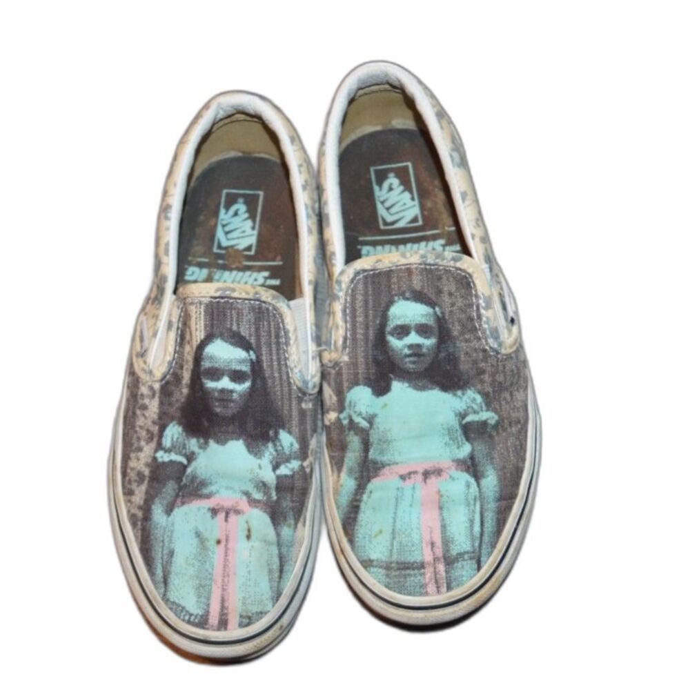Vans x The Shining Grady Twins House of Horror Halloween Collab Slip On Size 6